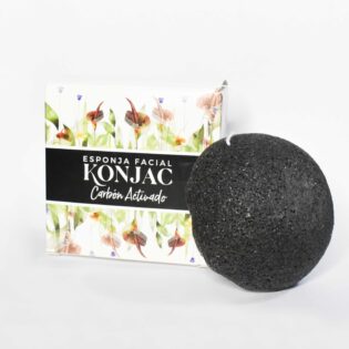 Esponja facial Konjac Carbón Activado HBM