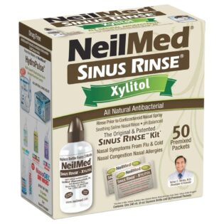 Sinus Rinse Kit 50 Sachets con Xylitol