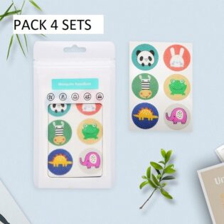 Parche repelente de insectos 4 sets de 6 un